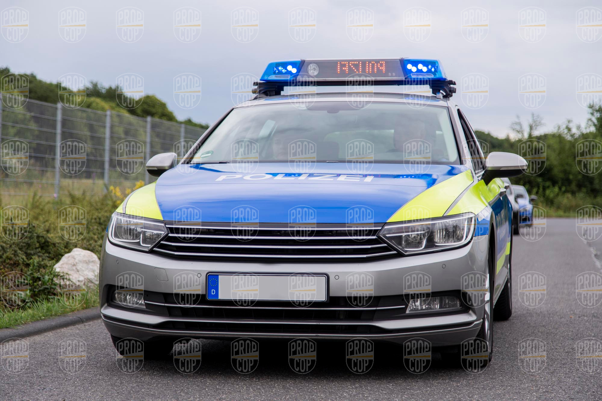 Polizeiauto Stock Photo