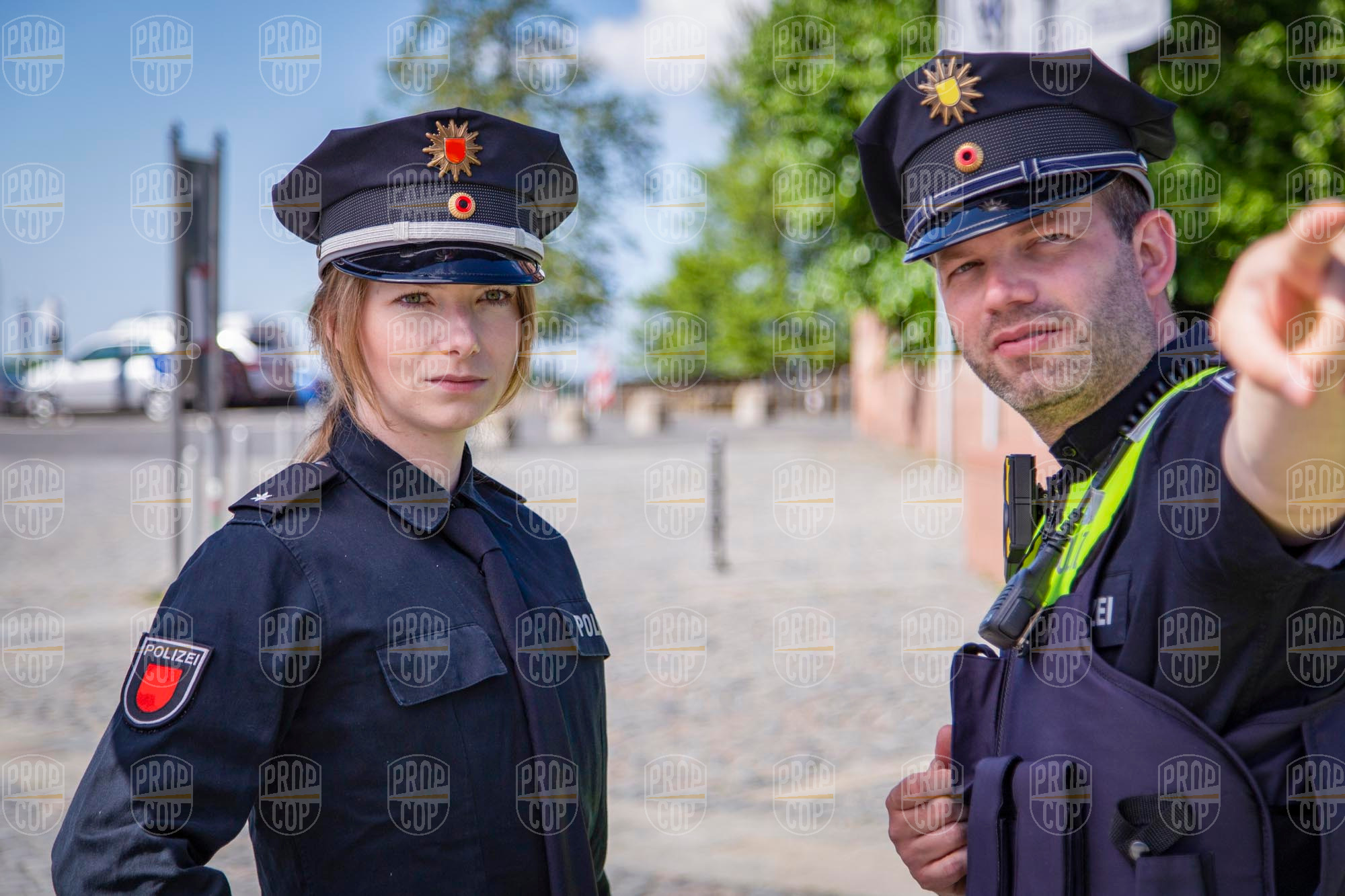 Polizisten Norddeutschland Imagefotos
