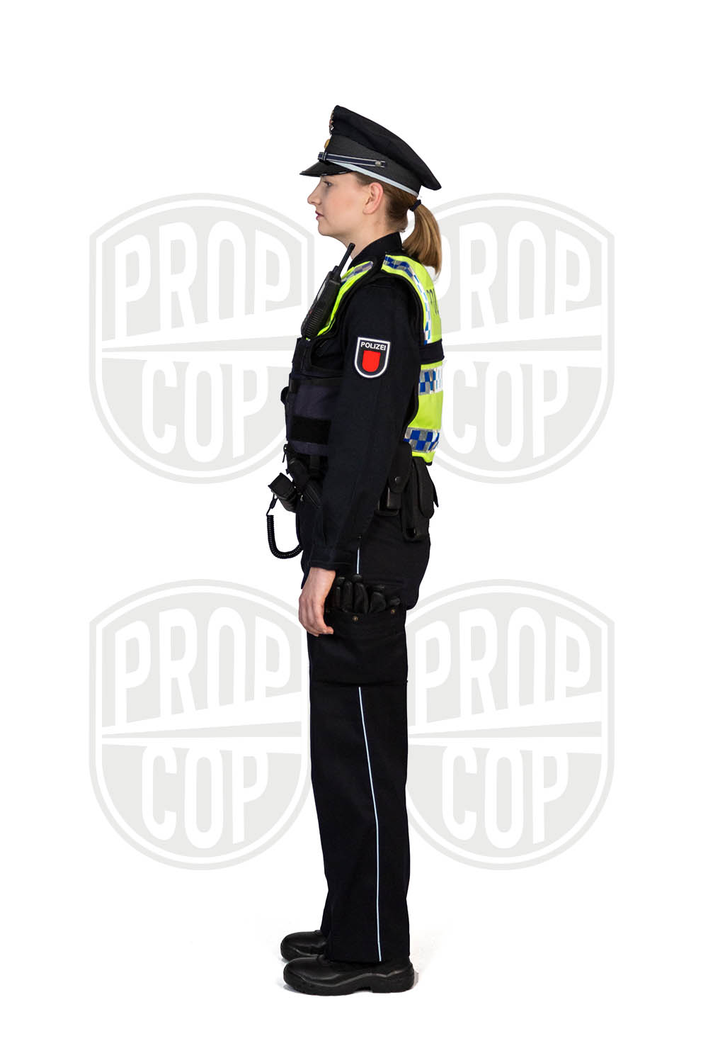 Polizeiuniform Nordverbund seitlich